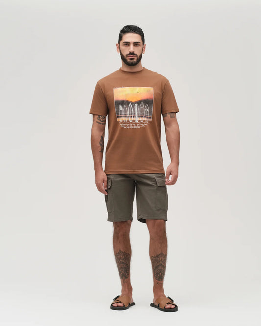 T-SHIRT PARICOLLO TAVOLE SURF APP.TESSUTO JERSEY – UGP4359 GRIFFAI